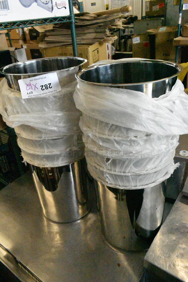 12 BRAND NEW SCRATCH AND DENT! Choice 407BMS12 12 Qt. Stainless Steel Bain Marie Pot. 12 Times Your Bid!  - Image 2 of 6