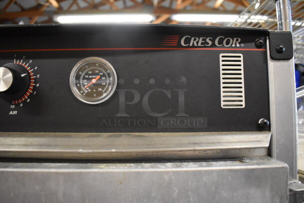 Cres Cor H1381834C Metal Commercial 2 Half Size Door Reach In Warming Cabinet on Commercial Casters. 120 Volts, 1 Phase. 29x34x73. Tested and Working! - Image 3 of 8