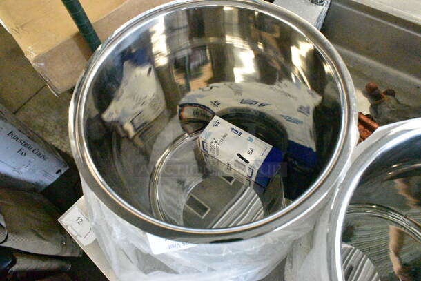 12 BRAND NEW SCRATCH AND DENT! Choice 407BMS12 12 Qt. Stainless Steel Bain Marie Pot. 12 Times Your Bid!  - Image 4 of 6