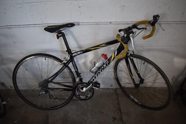 Giant OCR3 Black, Yellow and White Metal Road Bicycle. 18x66x37