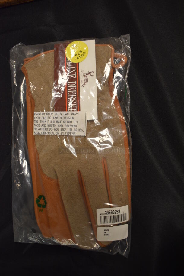 NEVER USED! Men's Large Genuine Deerskin Gloves