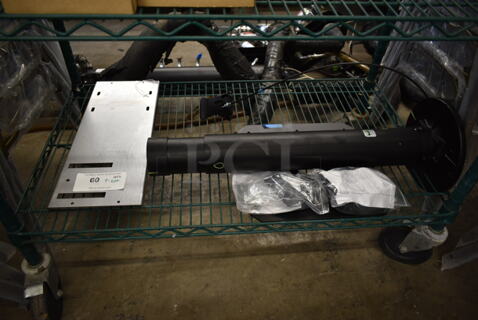 ALL ONE MONEY! Tier Lot of Various Items Including Metal Panel and Table Base Column