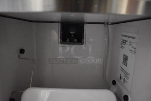BRAND NEW SCRATCH AND DENT! 2022 Hoshizaki C-80BAJ-AD Stainless Steel Commercial Self Contained Undercounter Cubelet Ice Machine. 115-120 Volts, 1 Phase. 15x21x32. Tested and Working! - Image 7 of 8