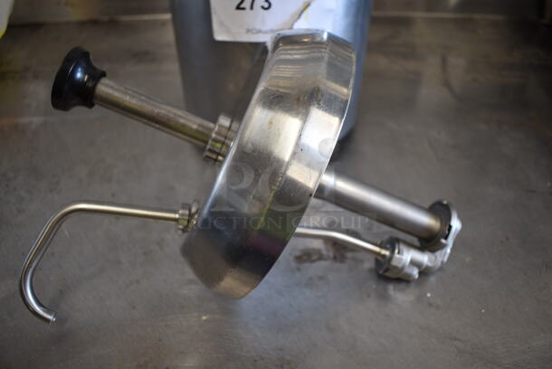 Server CSM 94000 Stainless Steel Bin w/ Pump Top - Image 3 of 5