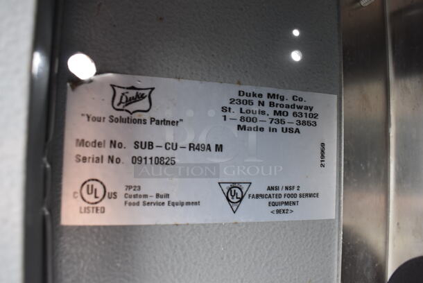 Duke SUB-CU-R49A M Metal Commercial Subway Sandwich Make Line Cashier Station. 49x34.5x45 - Image 3 of 8
