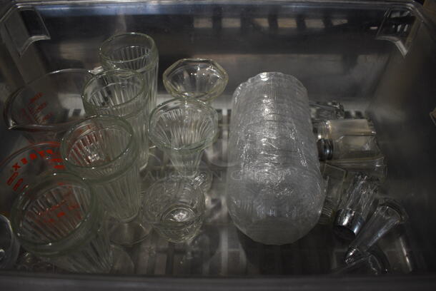 ALL ONE MONEY! Lot of Various Items Including Glasses and Bowls In Poly Bin - Image 3 of 5