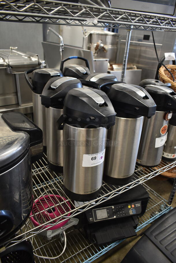 6 Stainless Stee Air Pots. 6 Times Your Bid! - Image 2 of 4