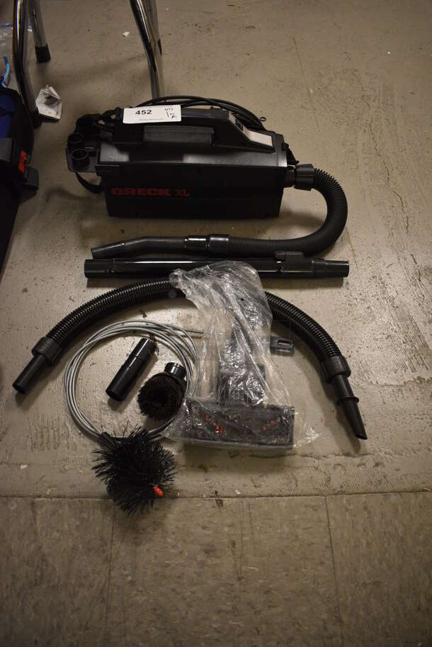 Oreck XL Handheld Vacuum With Attachments