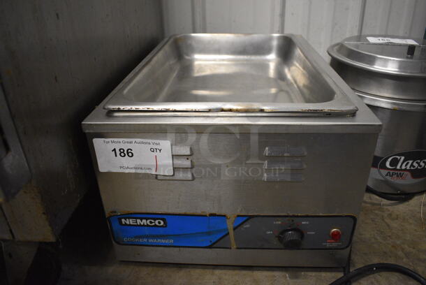 Nemco Model 6055A-CW Stainless Steel Commercial Countertop Food Warmer. 120 Volts, 1 Phase. 14.5x22.5x10. Tested and Working!
