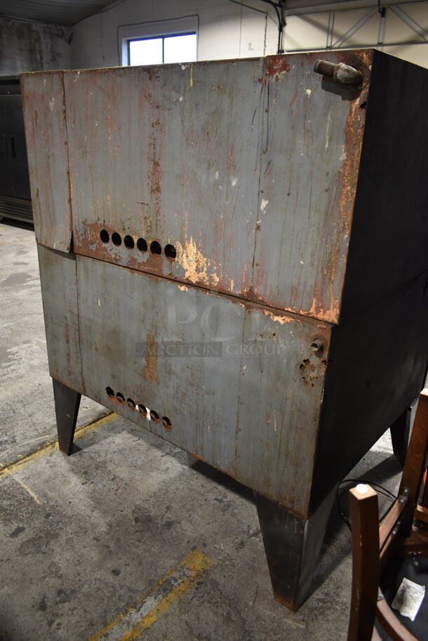 2 Bakers Pride Stainless Steel Commercial Natural Gas Powered Single Deck Pizza Oven w/ Cooking Stones on Metal Legs. 2 Times Your Bid! - Image 9 of 10