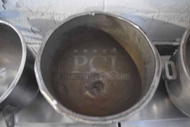 3 Metal Commercial 20 Quart Mixing Bowls; 2 Are Hobart A-200. 3 Times Your Bid! - Image 6 of 9