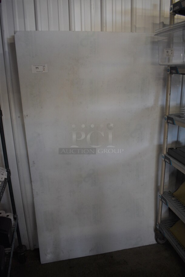 ALL ONE MONEY! Lot of 2 Sheets of Monogal Polycarbonate! 71x47 - Image 1 of 3