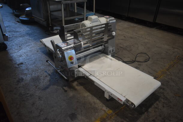 Estella 348DSC67 Commercial Stainless Steel Countertop Reversible Dough Sheeter. 110 Volts, 1 Phase. Tested and Working! - Image 3 of 8