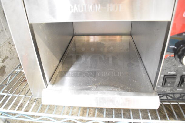 2024 Crosson CCT-500 Stainless Steel Commercial Countertop Electric Powered Conveyor Toaster Oven. 120 Volts, 1 Phase. Tested and Working! - Image 6 of 7