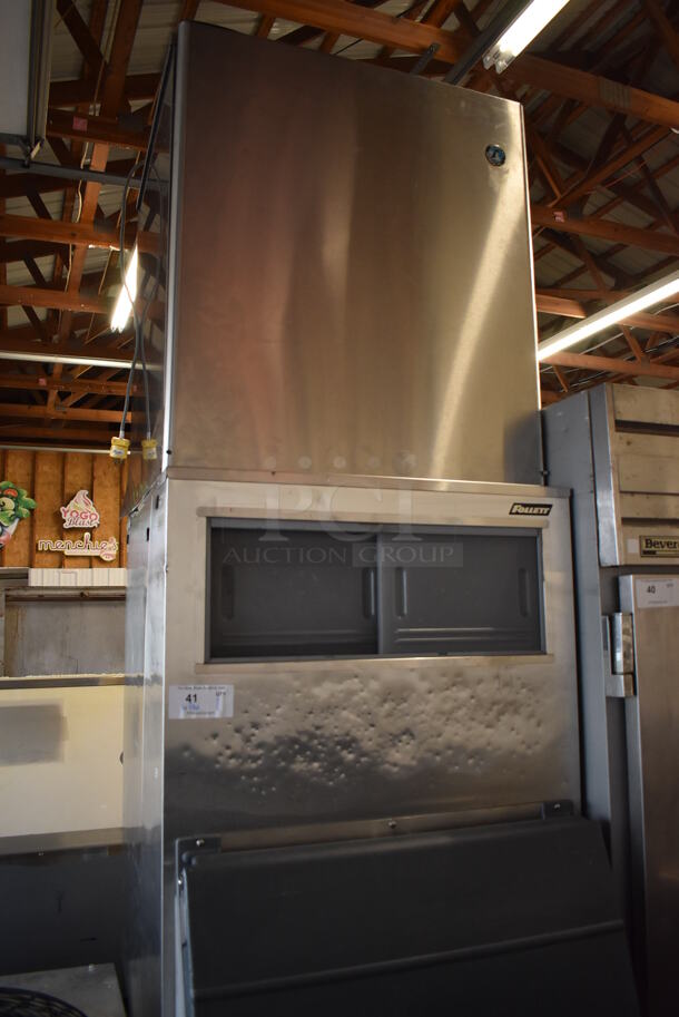 Hoshizaki F-1501MAH Stainless Steel Commercial Ice Head on Follett DEV70SG-30 Stainless Steel Bin. 208-230 Volts, 1 Phase. 30x39x112 - Image 3 of 12
