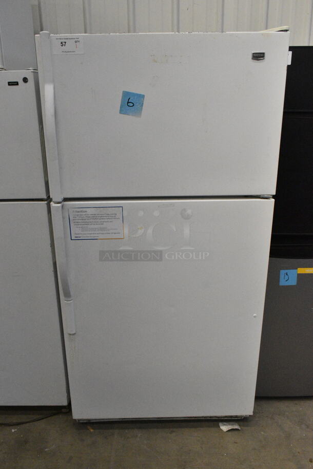 Maytag M1TXEGMYW01 Metal Cooler w/ Freezer. 115 Volts, 1 Phase. Tested and Working! - Image 1 of 6