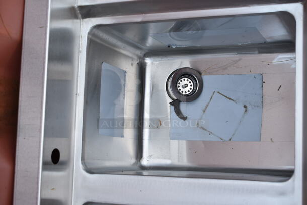 BRAND NEW SCRATCH AND DENT! Regency 600B21014 Stainless Steel 2 Bowl Underbar Sink.  - Image 4 of 6
