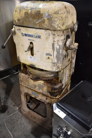 Winkler AUTOM Metal Commercial Floor Style Dough Divider. 208-240 Volts, 3 Phase. 