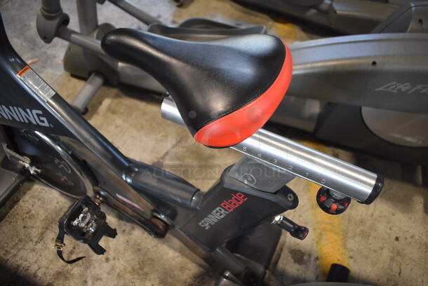 Spinner Metal Commercial Floor Style Stationary Exercise Bicycle. 18x48x44. Tested and Working! - Image 4 of 7