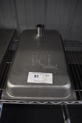 Metal Meat Grinder Tray. 13x21x5.5