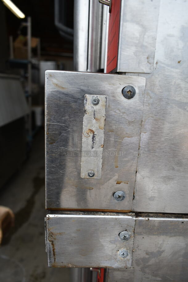 2 Vulcan ENERGY STAR Stainless Steel Commercial Natural Gas Powered Full Size Convection Ovens w/ View Through Doors, Metal Oven Racks and Thermostatic Controls on Commercial Casters. 2 Times Your Bid! - Image 9 of 11