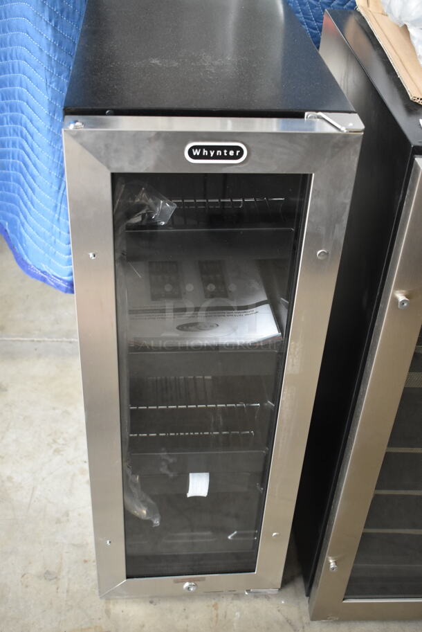 BRAND NEW SCRATCH AND DENT! Whynter BBR-638SB 12" Built In 60 Can Beverage Cooler Merchandiser with Lock, Stainless. 115 Volt, 1 Phase. Tested and Working! - Image 2 of 6