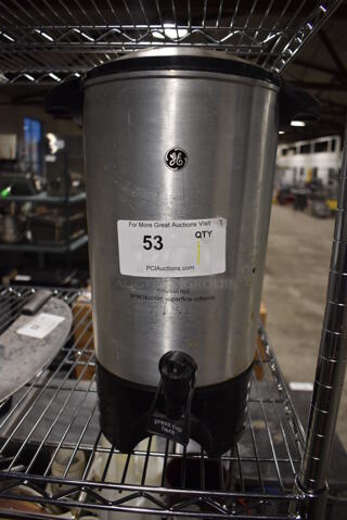 General Electric Metal Countertop Urn. 12x10x15