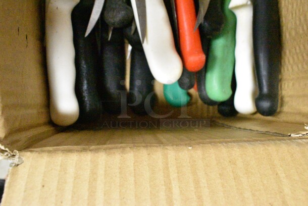 45 SHARPENED Stainless Steel Knives Including Boning Knives. 45 Times Your Bid!  - Image 4 of 5