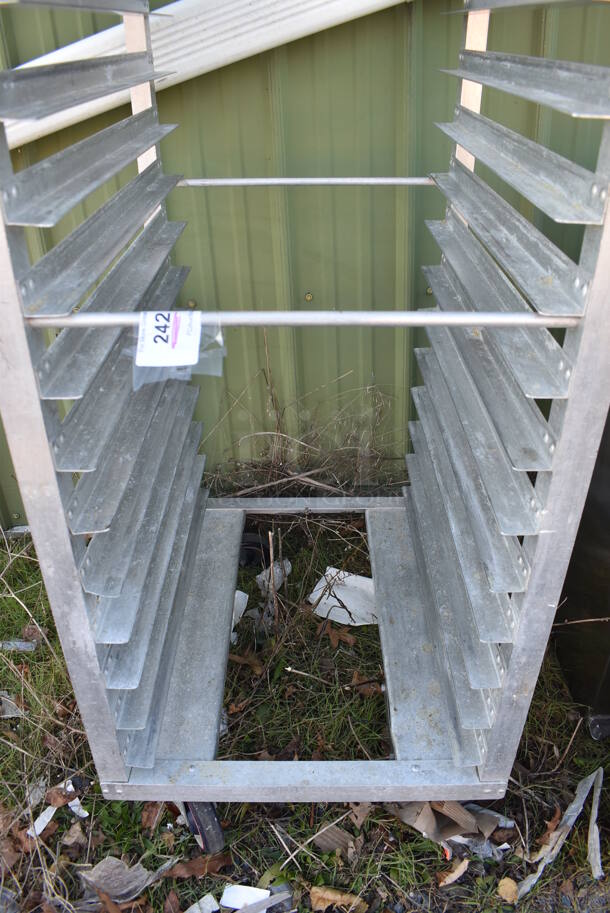 Metal Commercial Pan Transport Rack on Commercial Casters. 21.5x26x64 - Image 3 of 4