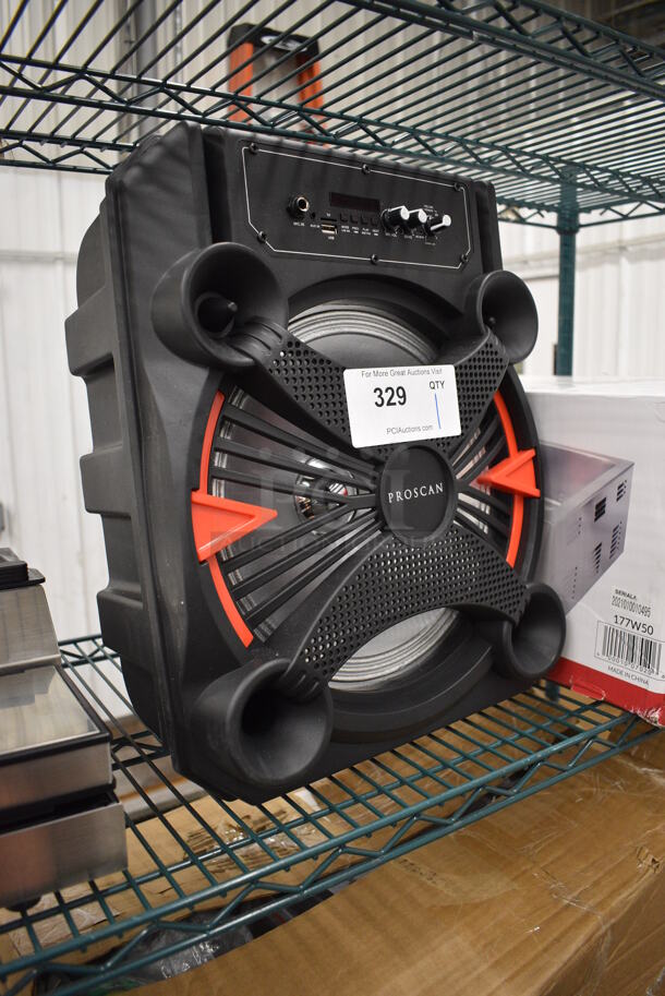 Proscan PA1271 Light Up Bluetooth Speaker. 14x10x17 - Image 2 of 6