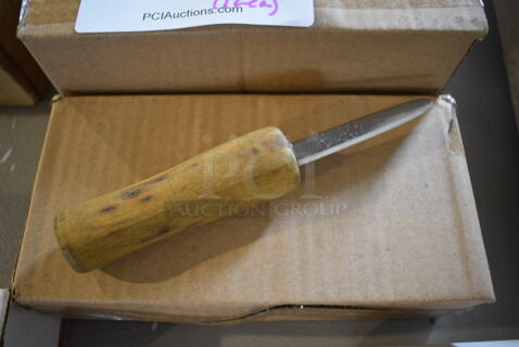24 BRAND NEW IN BOX! Metal Utensils w/ Wooden Handle. 6.75". 24 Times Your Bid!