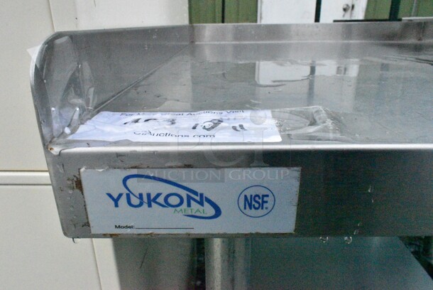 Yukon Stainless Steel Equipment Stand w/ Under Shelf on Commercial Casters.  - Image 5 of 5