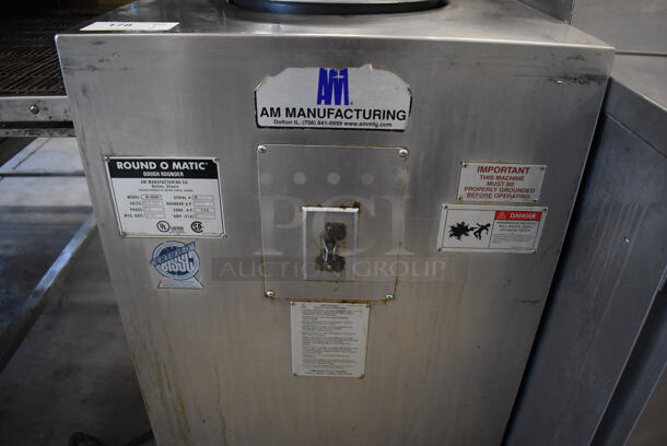 Round O Matic R-900 Stainless Steel Commercial Floor Style Dough Rounder on Commercial Casters. 120 Volts, 1 Phase. 24x24x43. Tested and Working! - Image 6 of 6