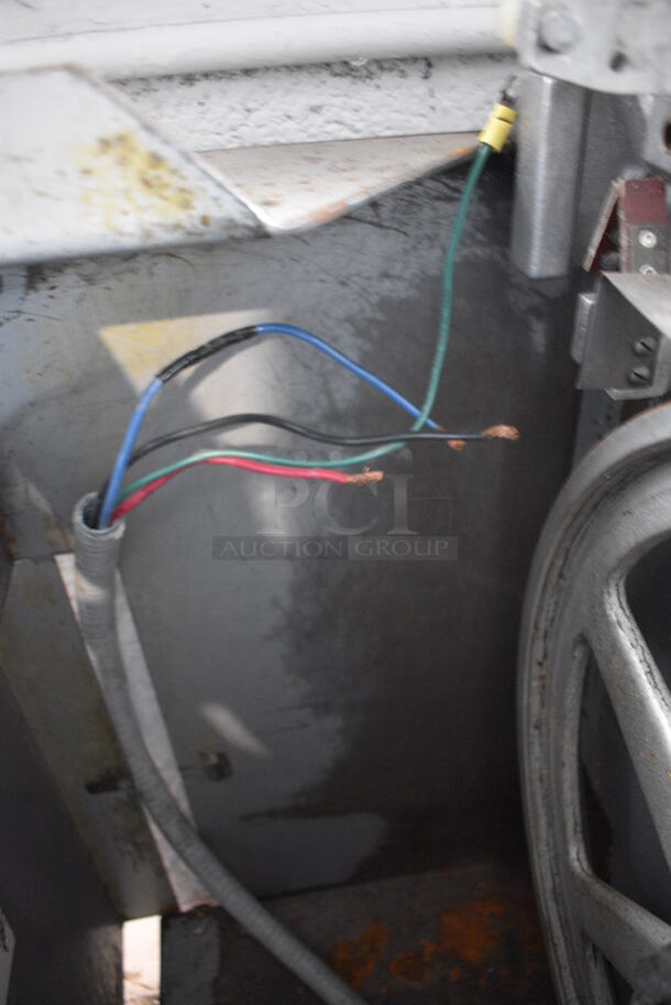 Hobart Metal Commercial Floor Style Meat Saw. Missing Pieces. 208-240 Volts. 27x34x74 - Image 8 of 8