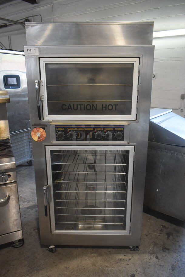 Nu Vu SUB-123 Stainless Steel Commercial Electric Powered Oven Proofer on Commercial Casters. 208 Volts, 3 Phase. - Image 1 of 8