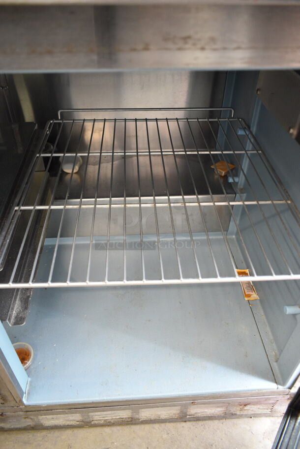 Delfield UC4472N-G46-A2 Metal Commercial 3 Door Back Bar Cooler Merchandiser. 115 Volts, 1 Phase. Tested and Working! - Image 2 of 5