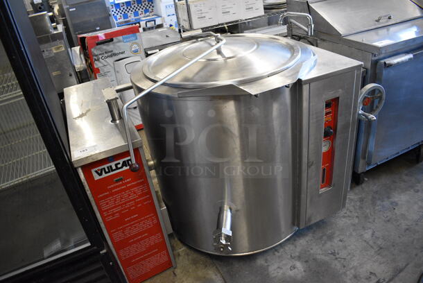 Vulcan-Hart VGLT40 Stainless Steel Commercial Natural Gas Powered Floor Style 40 Gallon Steam Kettle. 56x46x42 - Image 2 of 10