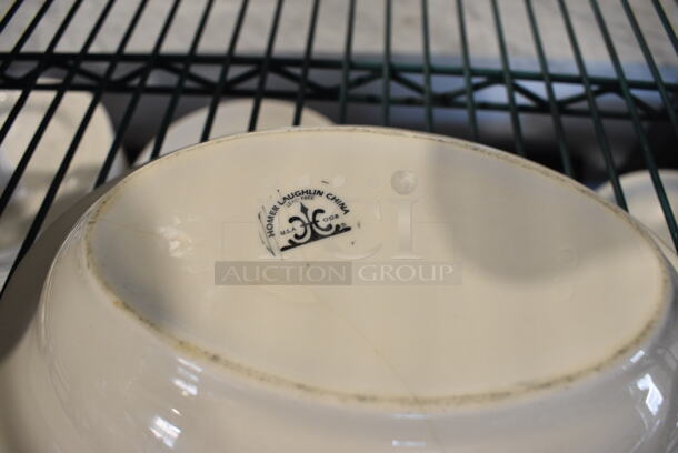 24 White Ceramic Oval Bowls. 10x7.5x2. 24 Times Your Bid! - Image 4 of 4