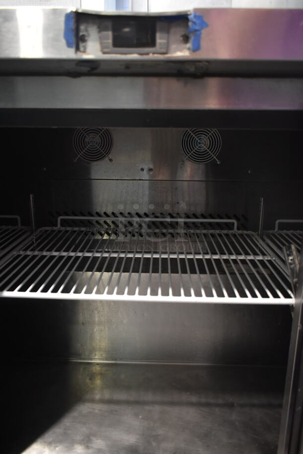 2017 Bison BUR-72 Stainless Steel Commercial 3 Door Undercounter Cooler. 115 Volts, 1 Phase. Tested and Working! - Image 3 of 5