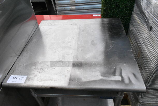 Stainless Steel Table w/ 2 Under Shelves.  - Image 3 of 4