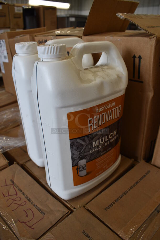 ALL ONE MONEY! PALLET LOT OF 85 BRAND NEW Boxes of 2 Rustoleum Renovator Mulch Color Refresh. Total of 172 Jugs. 8x4x12 - Image 2 of 5