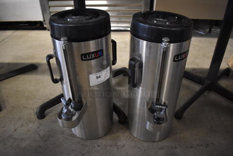 2 Luxus Metal Beverage Holder Dispensers. 9x14x22. 2 Times Your Bid!