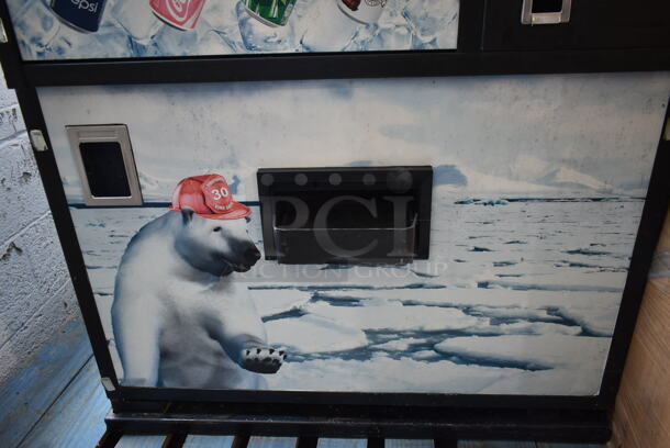 Dixie Narco DNCB 501T / 280-8 Metal Commercial Canned Soda Vending Machine w/ Coin Acceptor. 115 Volts, 1 Phase. Tested and Working! - Image 6 of 7