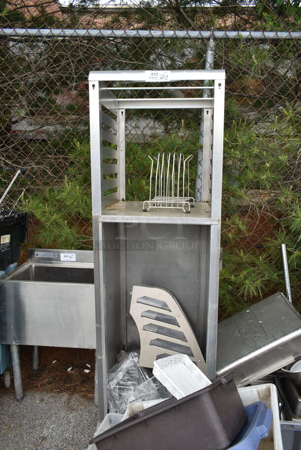 ALL ONE MONEY! Lot of Metal Commercial Pan Transport Rack on Commercial Casters, Cookie Merchandiser, Poly Bins. - Image 2 of 4