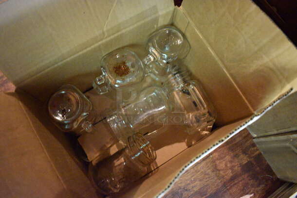 ALL ONE MONEY! Lot of Glass Mugs. Includes 4x3x5. (bar) - Image 2 of 3