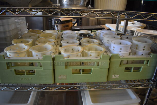 ALL ONE MONEY! Tier Lot of Various Items Including Poly Bins and Poly Silverware Holders - Image 8 of 9