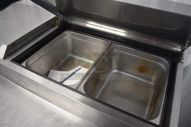 Turbo Air Model TPR-67SD Stainless Steel Commercial Pizza Prep Table on Commercial Casters. 115 Volts, 1 Phase. 67x33x44. Tested and Working! - Image 3 of 7