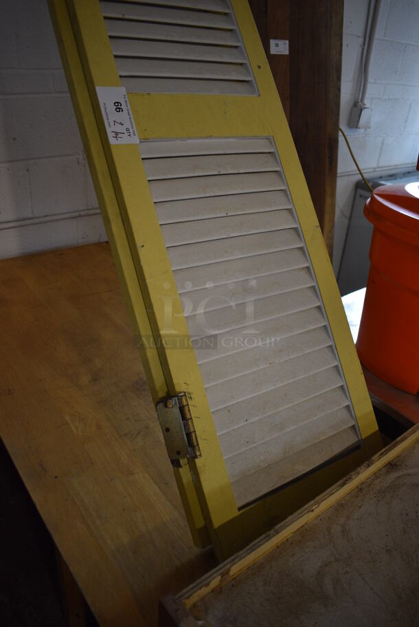 ALL ONE MONEY! Lot of 2 Shutter Doors. 15x1x80 - Image 3 of 3