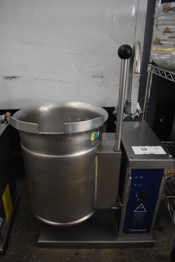 Cleveland KET-3-1 Stainless Steel Commercial Countertop Electric Powered 3 Gallon Tilting Steam Kettle. 208-240 Volts, 1 Phase. - Image 1 of 7