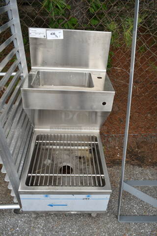 Sefi CMS Stainless Steel Combination Hand and Utility Sink.